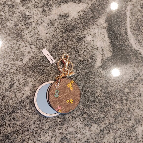 Coach Signature Key Chain - Mirror - Bag Charm, Fob (multicolor) - Picture 2 of 16